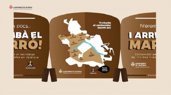El Ayuntamiento de Valencia ampliará el contenedor marrón a la mitad de barrios
