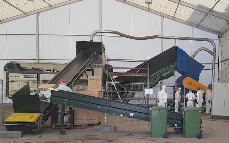 Galicia. Sogama valorizó energéticamente más de 65.000 kilos de residuos sanitarios de bajo riesgo