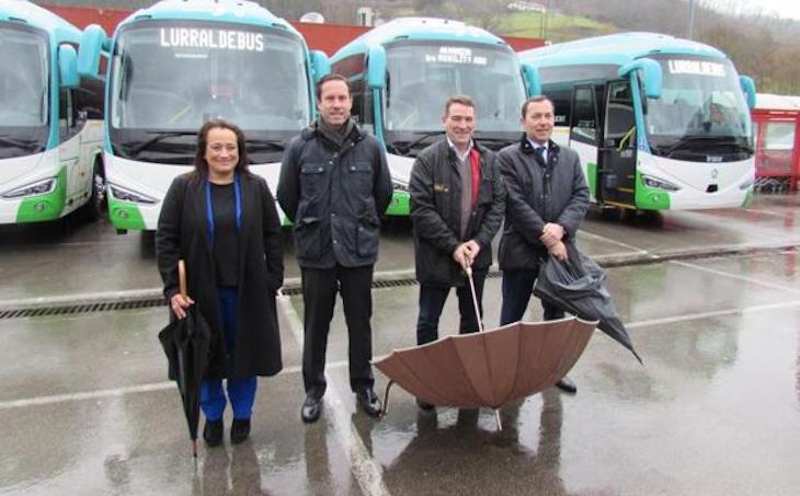 Nueve autobuses híbridos para fomentar el uso del transporte público en Gipuzkoa