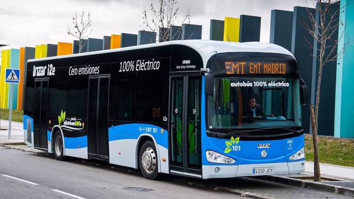Madrid implementa 15 nuevos autobuses eléctricos a su flota de la EMT