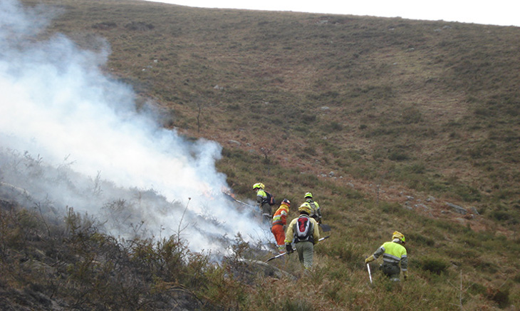 Desactivado el nivel 2 del operativo de incendios forestales