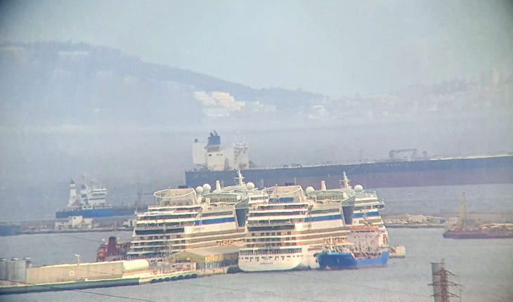 A Gibraltar siguen llegando cruceros sin que se tomen medidas por la contaminación