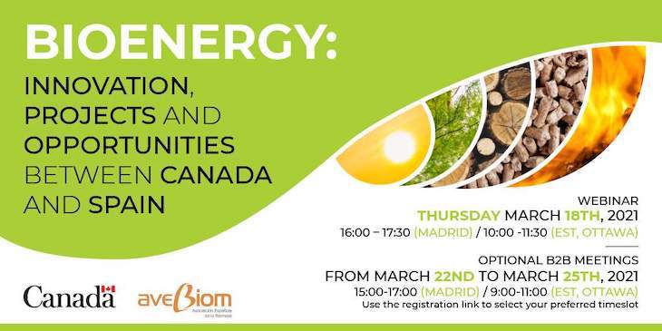 Oportunidades en el sector de la bioenergía entre Canadá y España