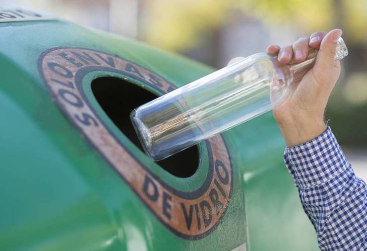 Cartagena recoge 3.264 toneladas de residuos de envases de vidrio reciclados en el contenedor verde en 2020