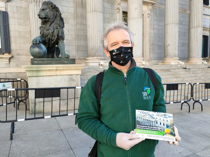 SEO/BirdLife se ‘moja’ y hace llegar al Congreso un mensaje sobre la ‘Ley de Cambio Climático y Transición Energética’