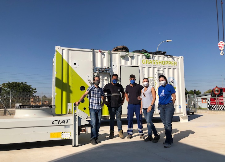 Abengoa Innovación en ‘estado puro’ del proyecto Grasshopper para la producción de energía a partir de hidrógeno