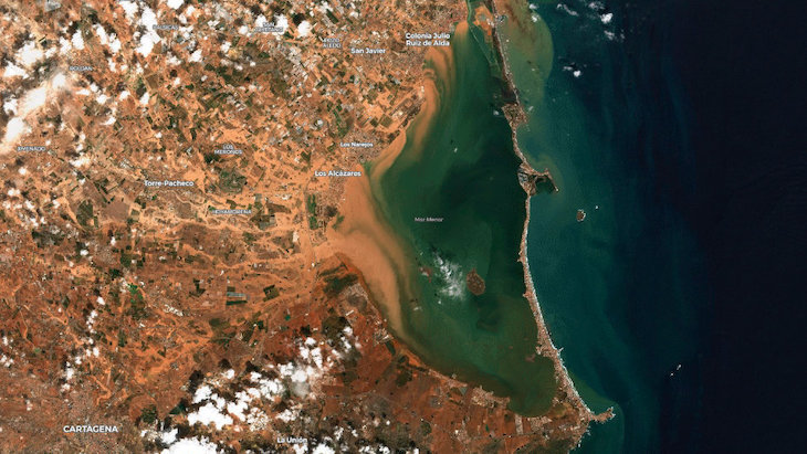 Qué pasará con la gota fría sobre el Mar Menor