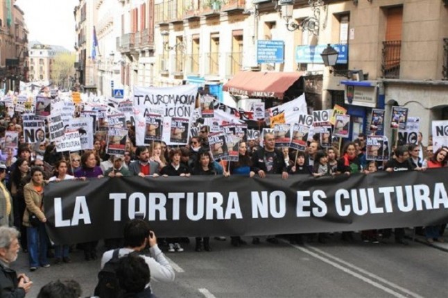 Madrid clama contra la tauromaquia