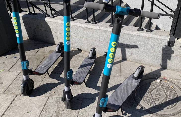 Polémica a cuenta de los patinetes eléctricos en Málaga capital