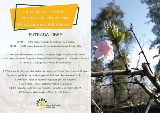 Aprovecha el Día de Puertas Abiertas del Real Jardín Botánico de Córdoba