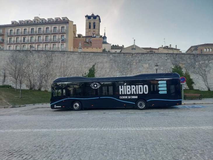 Segovia pone en circulación un autobús híbrido