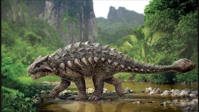 Dinosaurios con armadura incorporaban un climatizador en el hocico