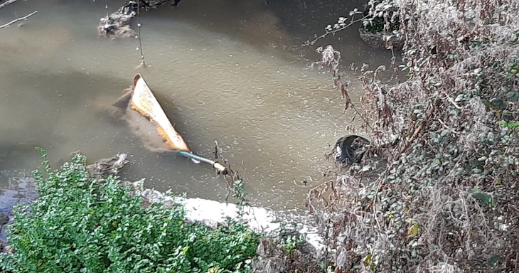 Asturias. Le salió barato al Ayuntamiento de Salas los continuos vertidos al río Nonaya durante años