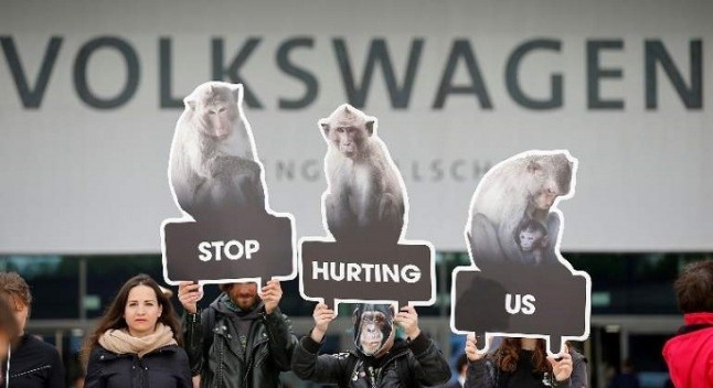 Volkswagen lo niega todo en la polémica surgida por los experimentos con diez primates a los cuales se les exponía a la inhalación de gases de tubos de escape