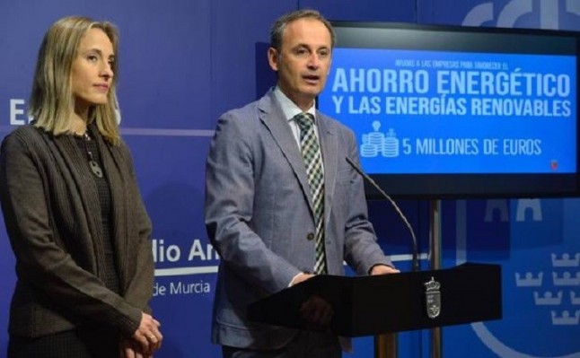 Región de Murcia. Cinco millones para favorecer el ahorro energético e implantar energías renovables en las empresas