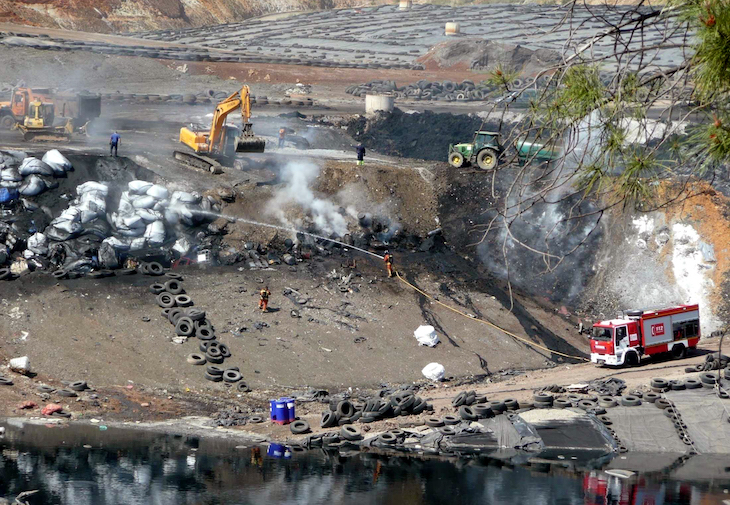 Agria polémica a cuenta del proyecto de ampliación del vertedero de Nerva