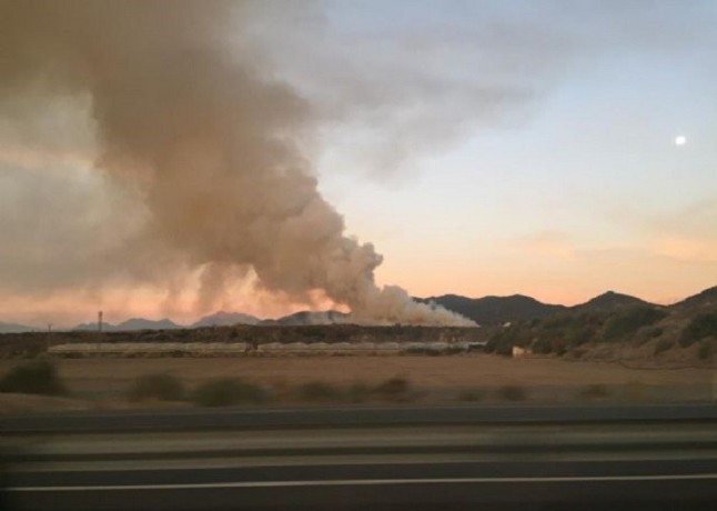 Ecologistas en Acción alerta de la contaminación por quemas agrícolas en Águilas
