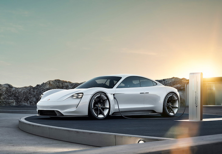Actualización del Porsche eléctrico Taycan