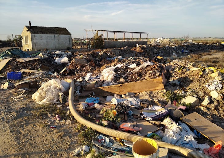 Pasan 240 días del cierre de la planta de residuos agrícolas de Monte Algaida