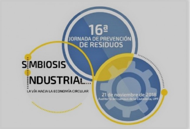 Catalunya. Reserva la fecha para la 16ª Jornada de Prevención de Residuos: ‘Simbiosis industrial