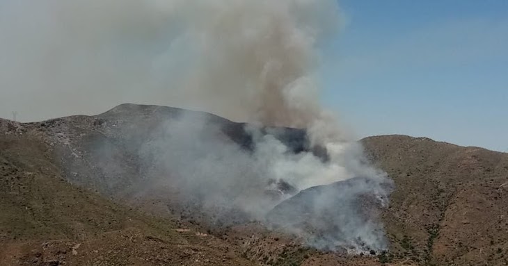 Denunciada una persona acusada de originar el incendio de Sierra Cabrera (Almería) que calcinó 200 hectáreas