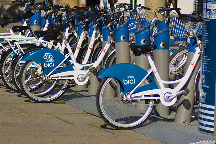 Málaga reactiva el servicio de préstamo de bicicletas