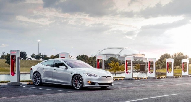 El supercargador en Getafe de TESLA