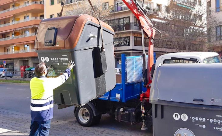 Cort inicia la instalación masiva de contenedores de recogida de materia orgánica en Palma