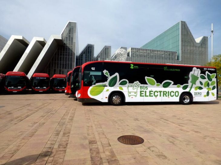 Arrancan las pruebas de un autobús 100% eléctrico en Zaragoza