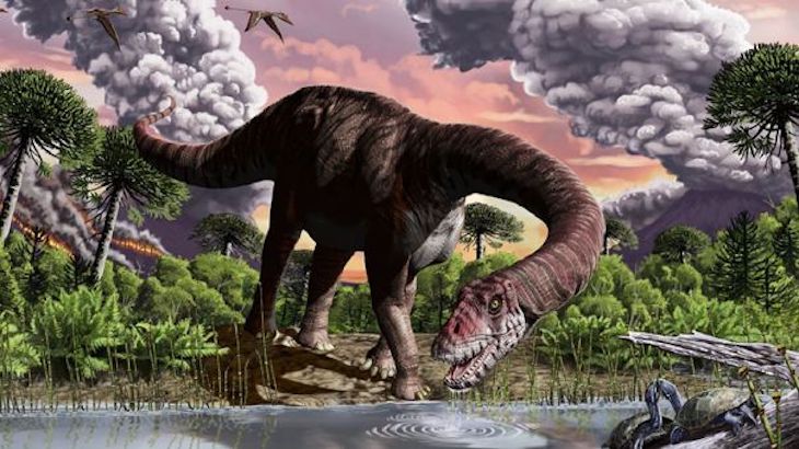 Los dinosaurios fueron de Sudamérica a Groenlandia gracias a menos CO2
