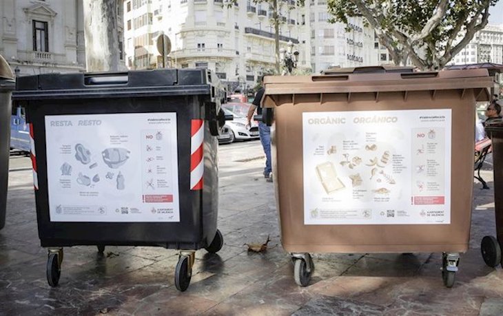 La recogida de residuos orgánicos un ‘tremendo éxito’ en Valencia