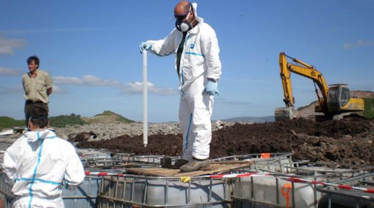 Residuos peligrosos para enterrados en Andalucía