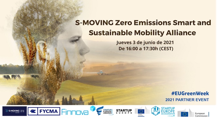FINNOVA: Webinar para la EU Green Week 2021 “S-MOVING Zero Emissions Smart and Sustainable Mobility Alliance”