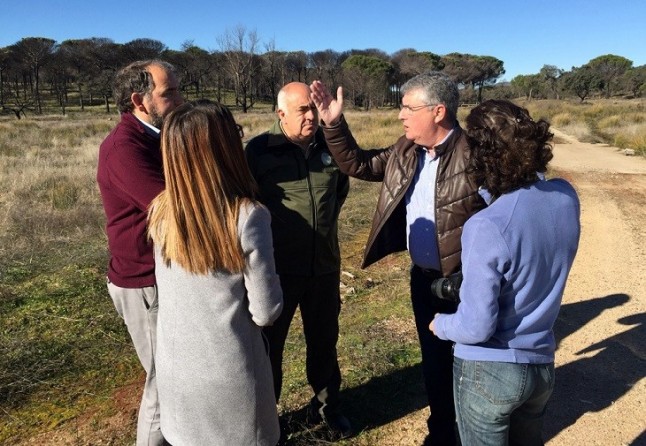 Comienzan los trabajos de restauración en el monte público Jarrama afectado por el incendio de La Granada