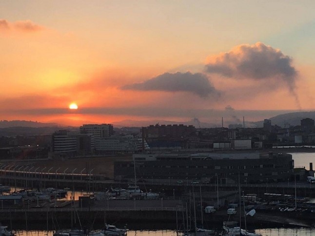 Por 3er día sigue agravandose la contaminación en Gijón