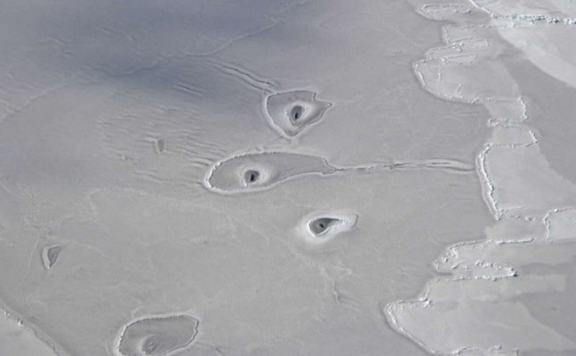 Qué sabes de los misteriosos agujeros en el hielo antártico