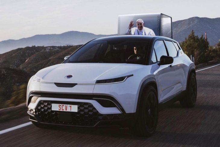 Fisker prepara un papamóvil eléctrico para el Papa Francisco