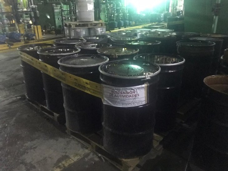 México. Clausura Profepa empresa en Nuevo León por mal manejo de sustancias químicas peligrosas