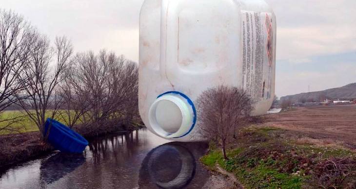 Las aguas superficiales de los ríos están altamente contaminadas por glifosato