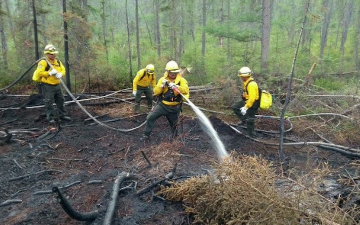 Envía México combatientes de incendios forestales para apoyar en Canadá