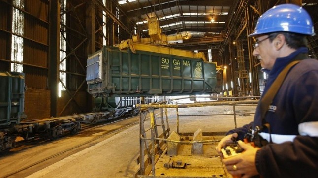 El transporte de residuos por ferrocarril alcanzó en Sogama el 58