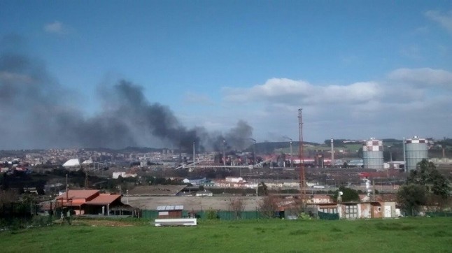 Asturias. Se dispara un 1.900 la contaminación en el valle del Nalón al anochecer