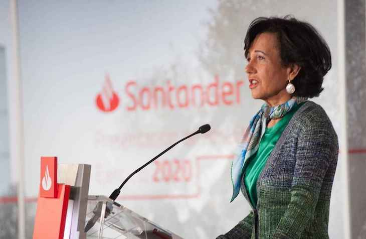 Banco Santander cero emisiones netas de carbono en 2050
