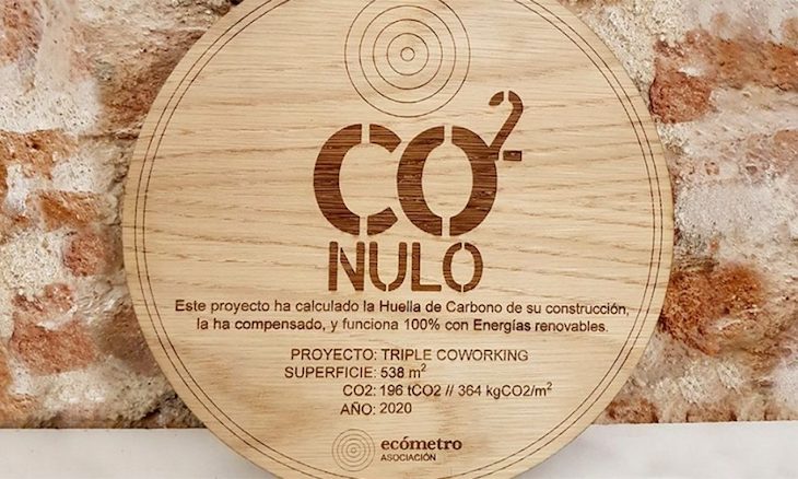 Ecómetro. Sello de certificación CO2Nulo para edificios
