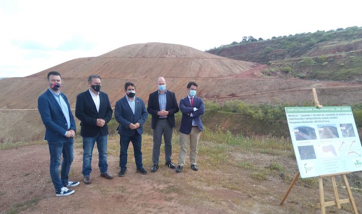 Sellan y restauran la escombrera de Linares (Jaén)