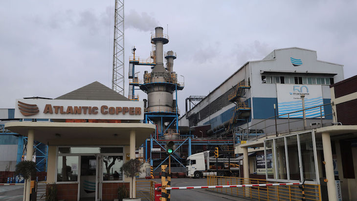 Atlantic Copper construirá su planta de economía circular de Huelva