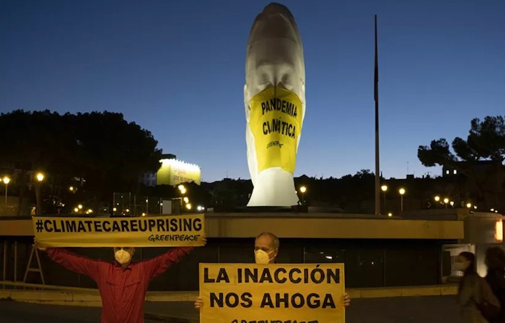 Greenpeace denuncia la pandemia climática