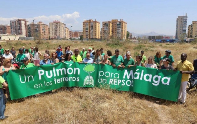 Málaga Ahora incide en un gran bosque urbano en los antiguos terrenos de Repsol