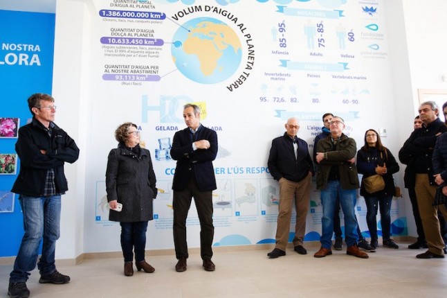 Global Omnium presenta la exposición del Agua en el centro de Interpretación de la Naturaleza de Quart de Poblet