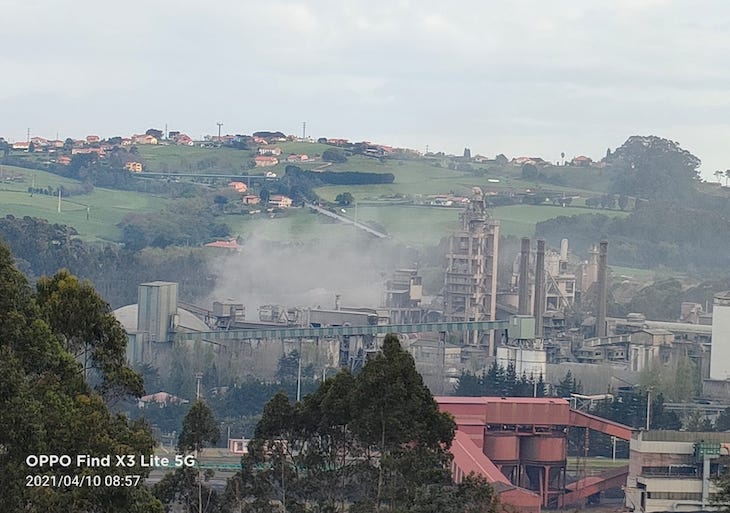 Asturias. Nuevas emisiones cementera Aboño